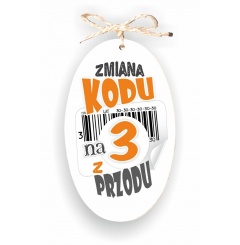 Zawieszka Elipsa 01 - Zmiana kodu na 3 z przodu!  - E/01/1258