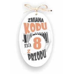 Zawieszka Elipsa 01 - Zmiana kodu na 8 z przodu! - E/01/1266