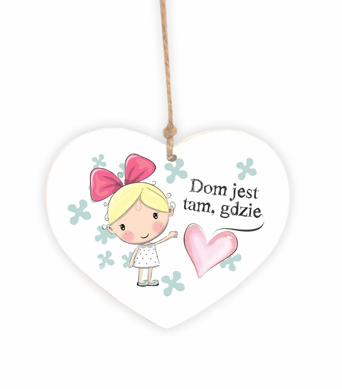 Zawieszka Serce 01 - Dom jest tak gdzie serce - S/01/1237