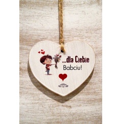 Zawieszka Serce 02 - Dla Ciebie Babciu... - S/02/291