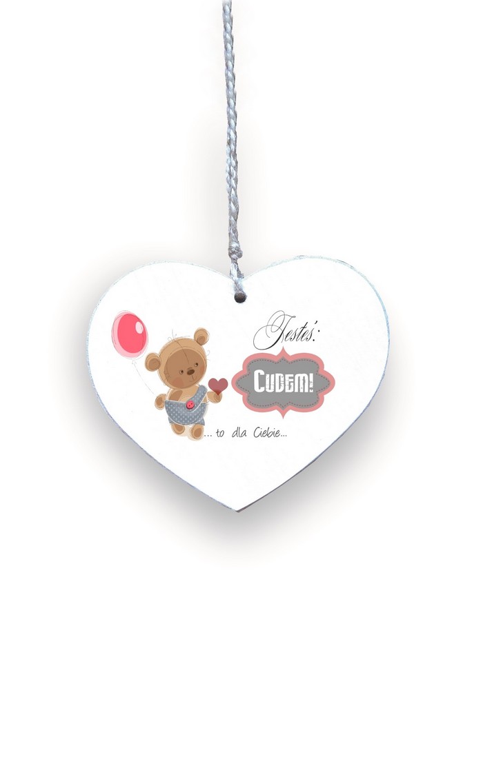 Zawieszka Serce 02 - Jesteś cudem... - S/02/359
