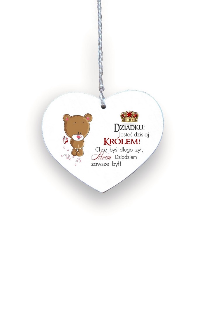 Zawieszka Serce 02 - Jesteś królem... - S/02/297