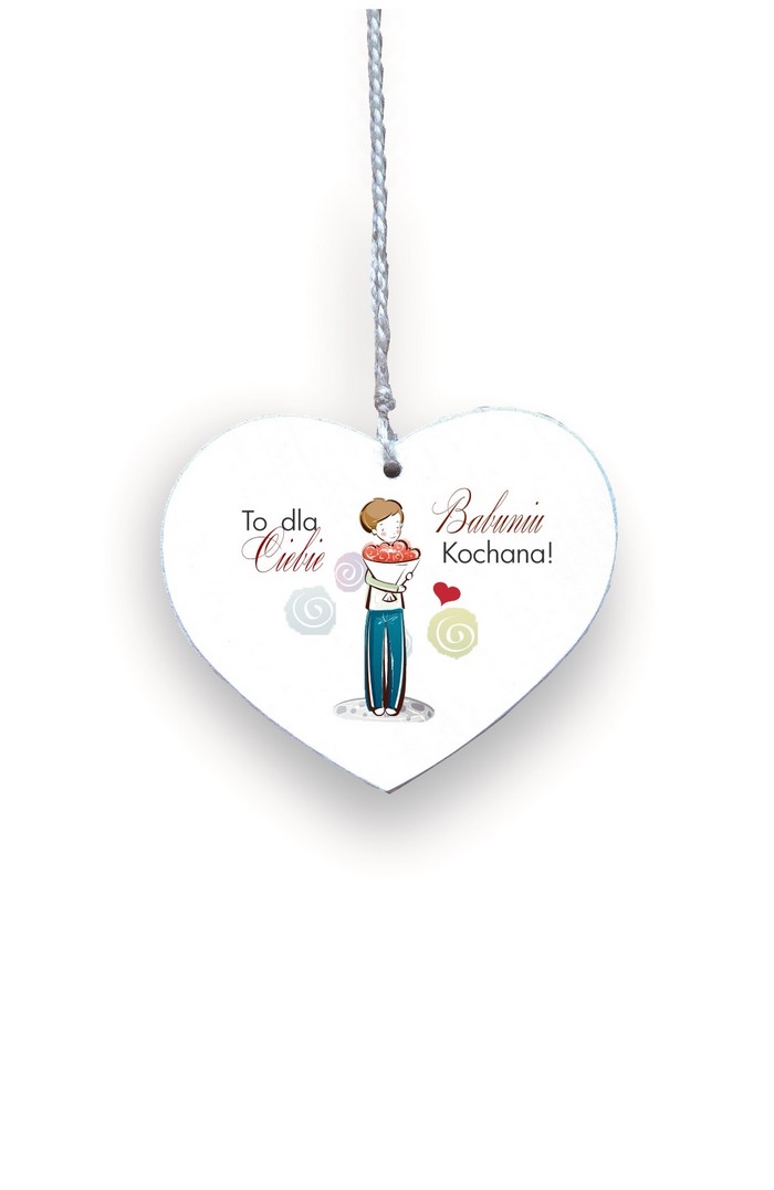 Zawieszka Serce 02 - To dla Ciebie Babuniu... - S/02/292