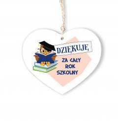 Zawieszka Serce 03 - Dziękuję za cały rok - S/03/1469