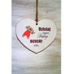 Zawieszka Serce 03 - Dzisiaj będzie... - S/03/332