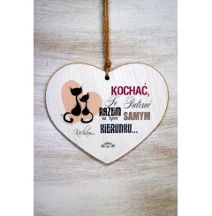 Zawieszka Serce 03 - Kochać to patrzeć razem... - S/03/159