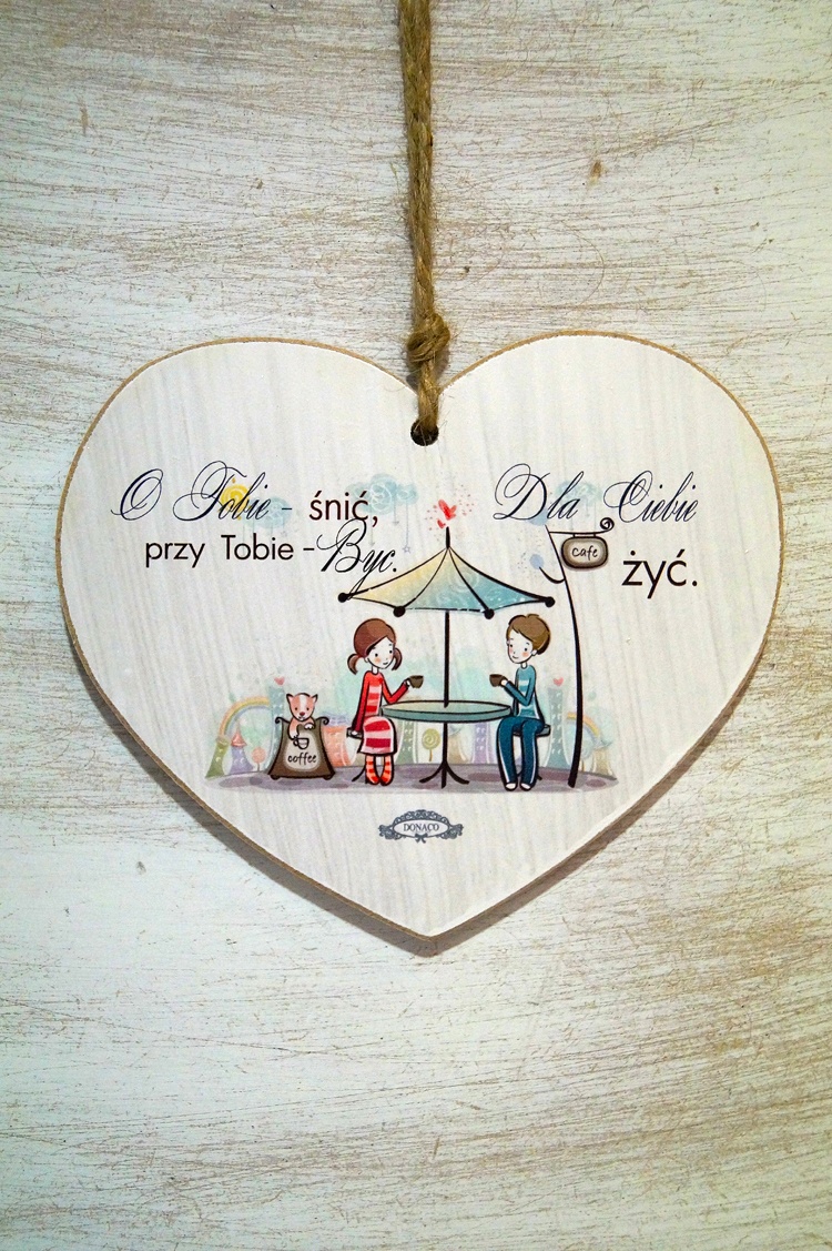 Zawieszka Serce 03 - O Tobie śnić, przy Tobie być... - S/03/281
