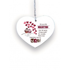 Zawieszka Serce 04 - Raz są w roku walentynki... - S/04/717