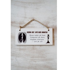 Tabliczka 02 - Ciężko jest być ...  - TC/02/215