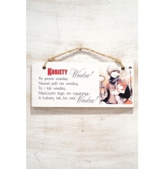 Tabliczka 02 - Kobiety Wiedzą!...  - TC/02/646