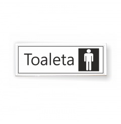 Tabliczka 04 - TOALETA (męska) - TC/04/1267