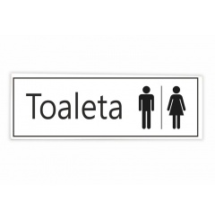 Tabliczka 04 - TOALETA - TC/04/1186