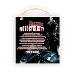 Tabliczka 05 - Dekalog Motocyklisty  - TC/05/986