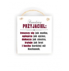 Tabliczka 05 - Przyjaciel troszczy się jak...- TC/05/625