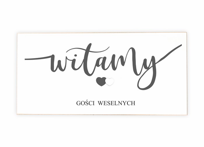 Tabliczka 08 - Witamy Gości weselnych - TC/08/1182