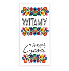 Tabliczka 08 - Witamy Naszych Gości - TC/08/1319